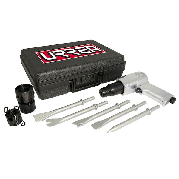 Urrea Air Hammer and accessories set 7 pc UP711K